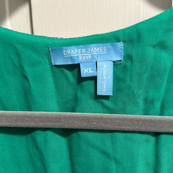 NWT Draper James RSVP Green Wrap Dress - XL - Picture 3 of 7